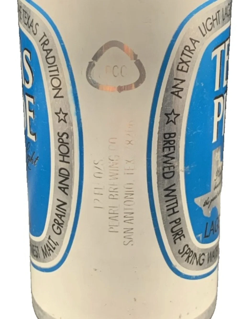 Vintage Beer Can Texas Pride Extra Light Lager Texas Tradition Pull Tab Empty